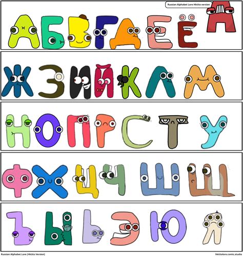 Russian Alphabet Lore Universe Comic Studio.